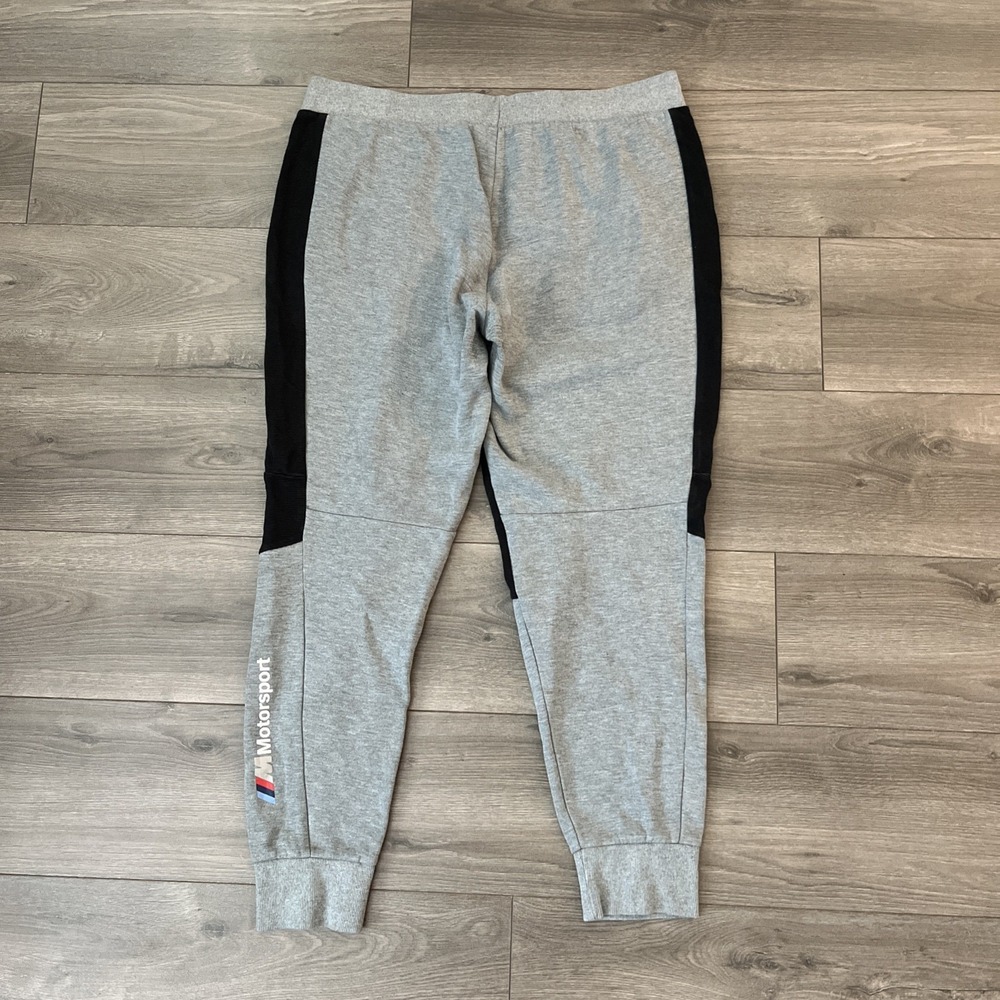 PUMA X BMW Motorsport Jogger Sweatpants Mens 2XL Gray - Picture 9 of 10
